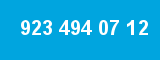 923 494 07 12